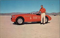 Oxford Motors Car on Bonneville Salt Flats Wendover, UT Postcard Postcard Postcard