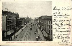 Canal Street Looking North Postcard