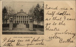 State House Augusta, ME Postcard Postcard Postcard