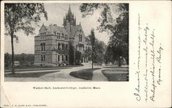 Walker Hall, Amherst College Massachusetts Postcard Postcard Postcard