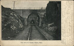 View of R.R. Tunnel Postcard