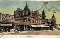 Burf Avenue Coney Island New York, NY Postcard Postcard Postcard