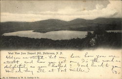 West View from Shepard Hill Postcard