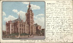 City Hall Buffalo, NY Postcard Postcard Postcard