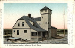 U. S. Lfe Savings Station Salisbury Beach, MA Postcard Postcard Postcard