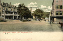 Main Street, Looking East Postcard