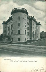 Women's Club Building Worcester, MA Postcard Postcard Postcard