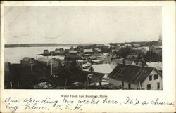 Water Front East Boothbay, ME Postcard Postcard Postcard