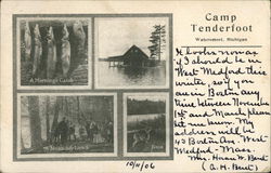 Camp Tenderfoot Watersmeet, MI Postcard Postcard Postcard