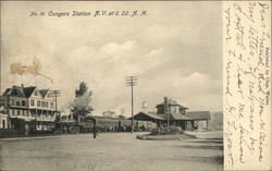 Congers Station Postcard