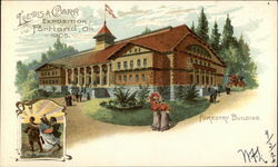 Forestry Building 1905 Lewis & Clark Exposition Postcard Postcard Postcard