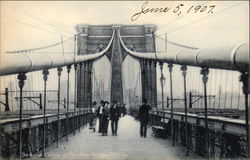 The Great Cables on the Brooklyn Bridge New York, NY Postcard Postcard Postcard