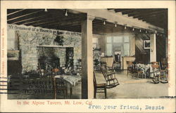 In the Alpine Tavern Postcard