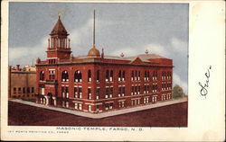 Masonic Temple Postcard