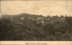 Mason, N.H. From the West Postcard