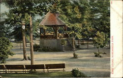 Band Stand, Norumbega Park Boston, MA Postcard Postcard Postcard