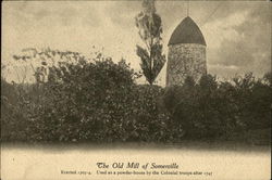 The Old Mill of Somerville Massachusetts Postcard Postcard Postcard