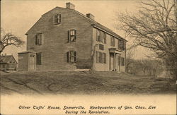 Oliver Tufts' House Somerville, MA Postcard Postcard Postcard