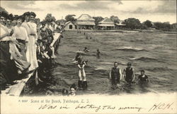 Scene at the Beach Postcard