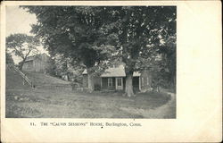 The Calvin Sessions House Burlington, CT Postcard Postcard Postcard