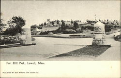 Fort Hill Park Lowell, MA Postcard Postcard Postcard