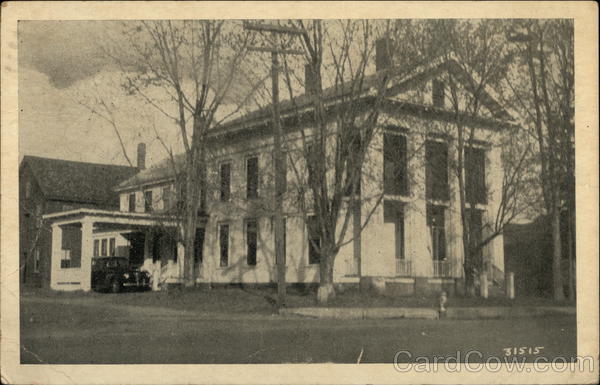 White Lodge Alton Bay, NH Postcard