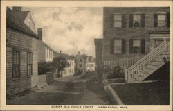 Quaint Old Circle Street Postcard