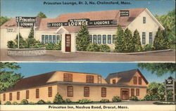 Princeton Lounge and Inn North Chelmsford Postcard