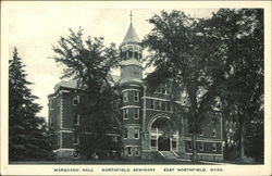 Marquand Hall, Northfield Seminary East Northfield, MA Postcard Postcard Postcard