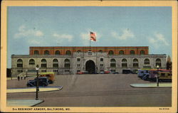 5th Regiment Armory Baltimore, MD Postcard Postcard Postcard