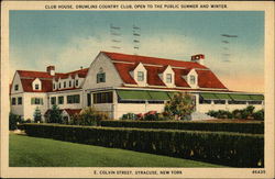 Club House, Drumlins Country Club Syracuse, NY Postcard Postcard Postcard