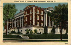 Syracuse University - Maxwell School of Citizenship New York Postcard Postcard Postcard