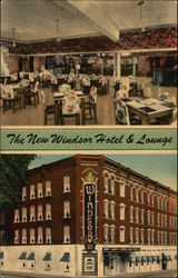 The New Windsor Hotel & Lounge Oneonta, NY Postcard Postcard Postcard