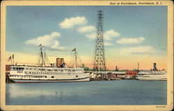 Port of Providence Rhode Island Postcard Postcard Postcard