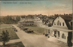 Paul Smith's Hotel, Annex and Store Postcard