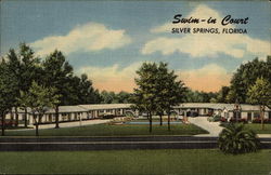 Swim-In Court Postcard