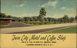 Twin City Motel and Coffee Shop Postcard