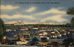 Getting Ready for the Sailfish Derby at the Palm Beaches Postcard