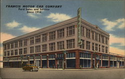 Francis Motor Car Company Ford Dealership Portland, OR Postcard Postcard Postcard