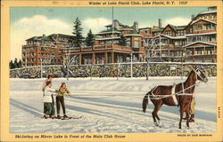 Winter at Lake Placid Club New York Postcard Postcard Postcard