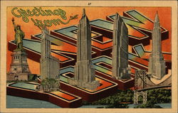 Greetings From New York Postcard