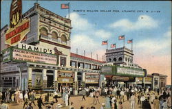 Hamid's Million Dollar Pier Atlantic City, NJ Postcard Postcard Postcard