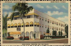 Southland Apartment Hotel Miami Beach, FL Postcard Postcard Postcard