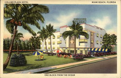 Collins Plaza Hotel Miami Beach, FL Postcard Postcard Postcard