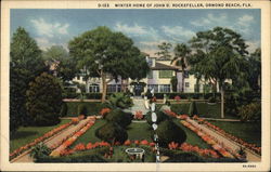 Winter Home of John D. Rockefeller Postcard