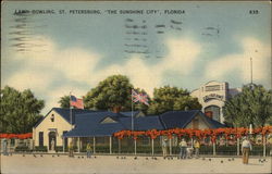 Lawn Bowling Postcard