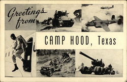 Greetings From Camp Hood Postcard