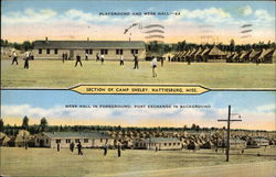 Section of Camp Shelby Postcard