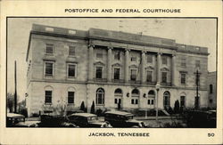 Post Office and Federal Courthouse Jackson, TN Postcard Postcard Postcard