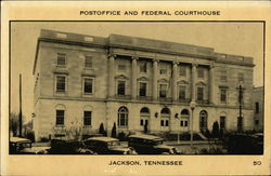 Postoffice and Federal Courthouse Jackson, TN Postcard Postcard Postcard